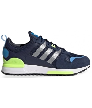 Кроссовки Adidas ZX 700 синие с зеленым